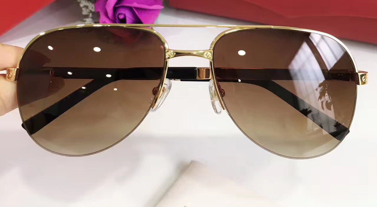 

SLIVE GRAY SUNGLASSES Wood Half Rim Eyeglasses plated Santos Sunglasses New in Box NUMCR1122-6