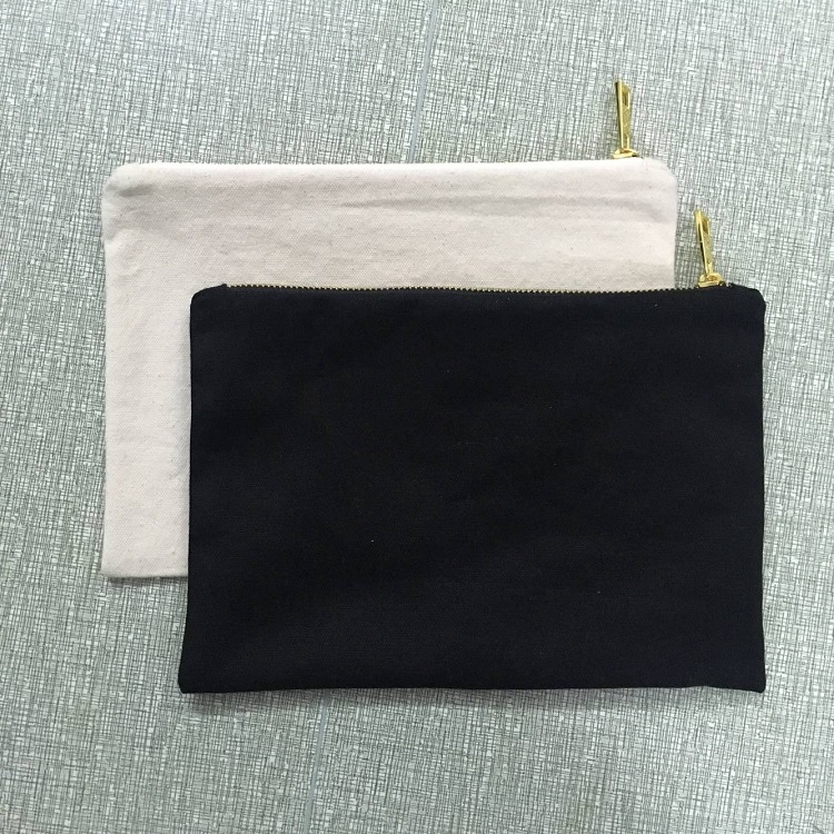 plain canvas makeup bag