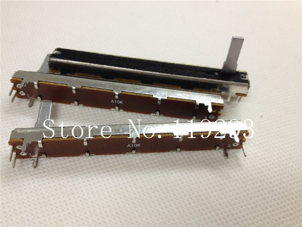 

Wholesale- [BELLA]SL-6021N 75MM 7.5CM Single potentiometer A10K Budweiser 1200D Mono shaft length 15MM--10PCS/LOT