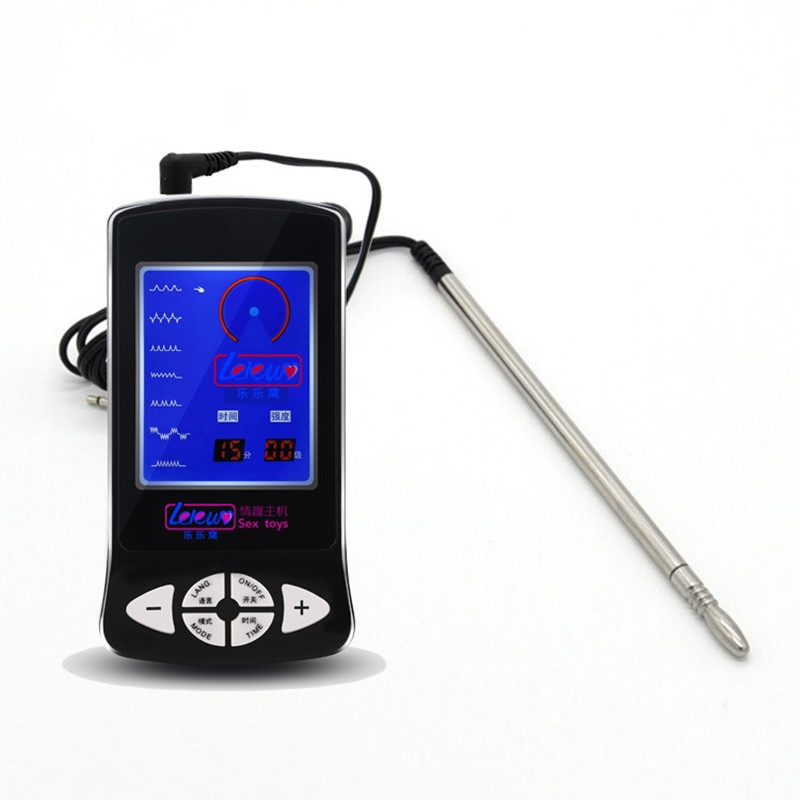 

Hot Selling Quality Electric Shock Metal Urethral Plug with New Machine Urethral Dilator Catheters & Sounds Medical Themed Toy I9-168