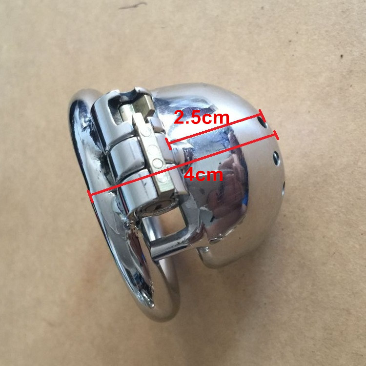 

New Lock Design 25mm Cage Length Stainless Steel Super Small Male Chastity Devices 1" Short Cock Cage For Men