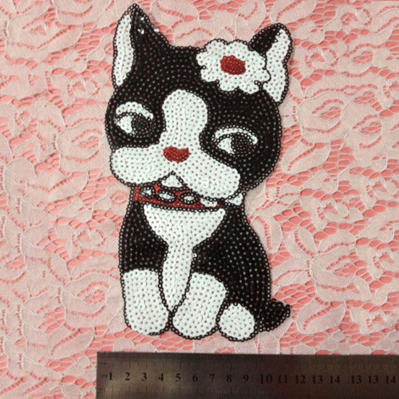Flower Cat Iron on Patches Embroidered Motif Applique Decoration Sew On Patches Custom Patches for DIY Jeans Jacket Kids Clothing Bag Caps Arts Craft Sew Making Cat 11pcs