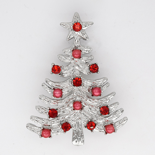 

Wholesale Rhinestone Pin brooches Christmas tree brooch C101241