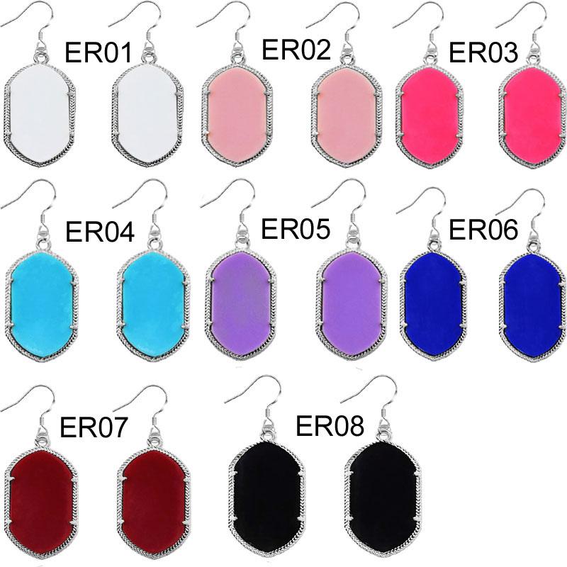 

Luxury Geometric Chandelier Earrings 925 sterling silver Large Big Acrylic Dangle Drop Earrings For women Designer Fashion Jewelry