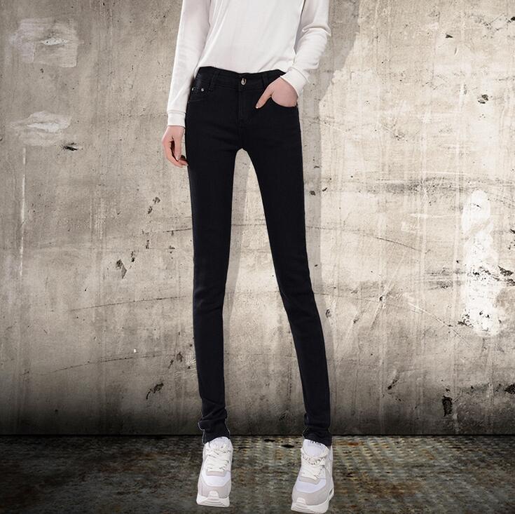 

sale The newest Slim was thin Women's Jeans feet pant waist pencil pants JW028 Womens Jean, Color 2