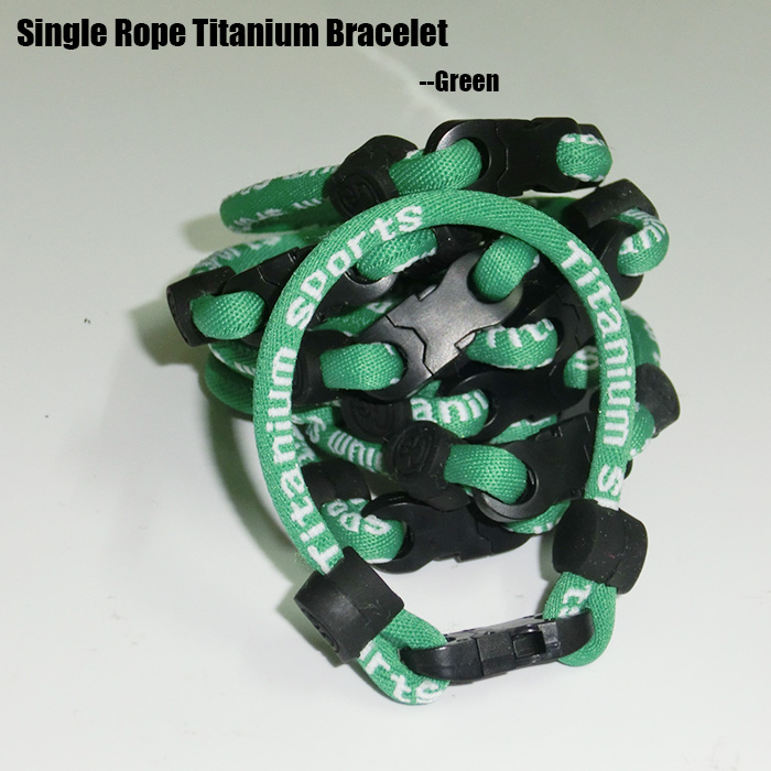 

Bracelet with Nylon, Health Titanium Sports, Available in Various Colors