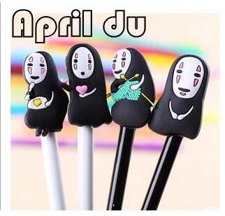 

100pcs Studio ghibli No Face Kaonashi Anime Action Figures Pen Kids Toys