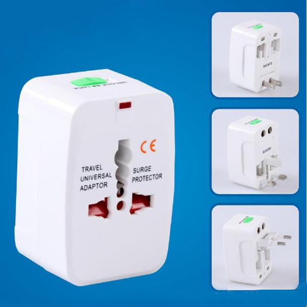 

All in One Universal International Plug Adapter World Travel AC Power Charger Adaptor with AU US UK EU converter Plug CAB162