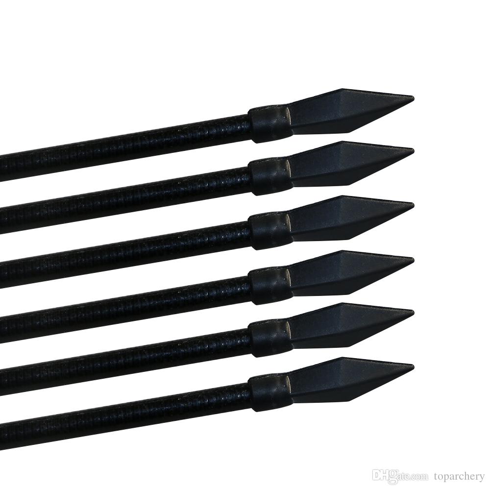 

Archery Arrowhead Broadheads Black Soft Rubber Practice Glue On Target Arrow Tips Shooting for all Kinds of Arrows