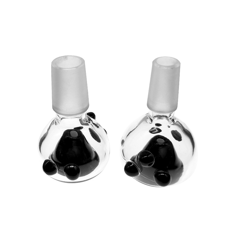 

Glass bowls for bongs 14 mm and 18 mm male black color thick clear water bowl for water bongs bowl