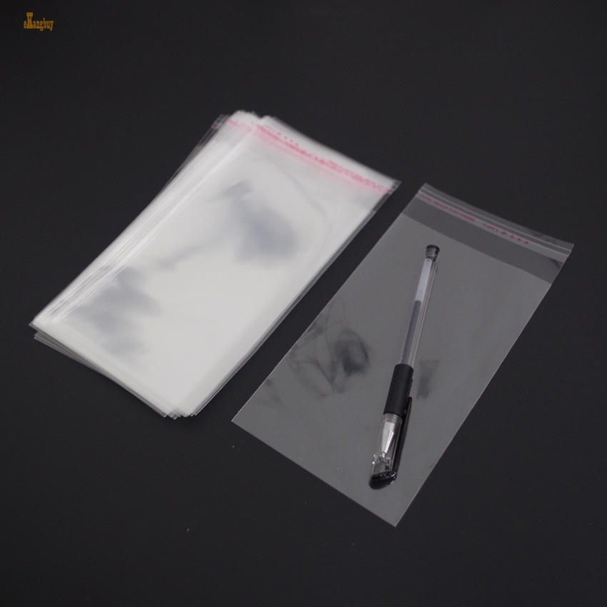 2018 Hot Sale 400pcs Clear Resealable Bopp/poly/ Cellophane Bag 8x17cm Transparent Opp Self Adhesive Plastic Packaging Cosmetic Packing Bags-image-400526006