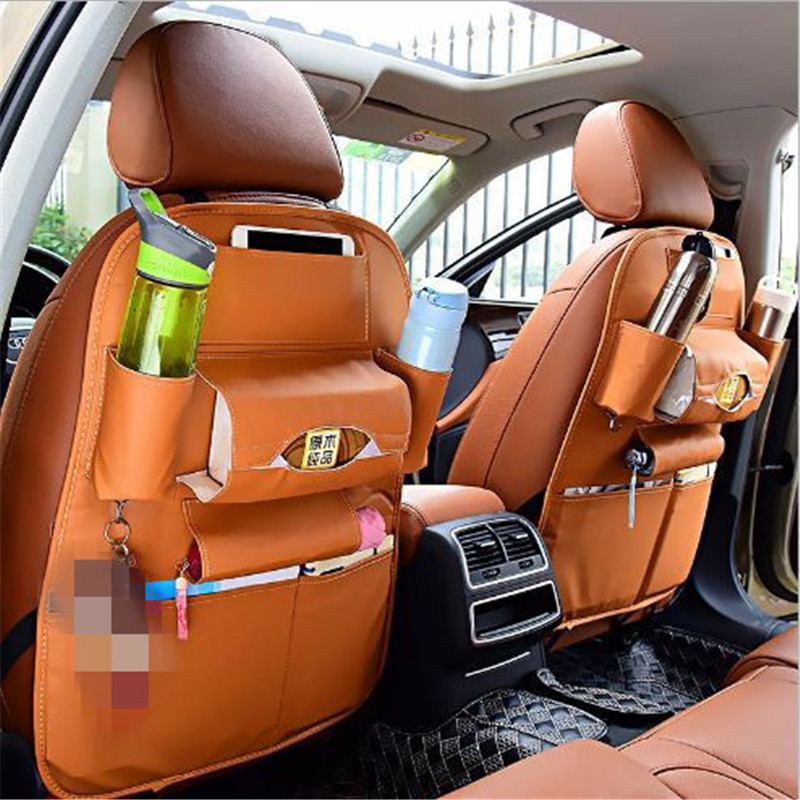 3 couleurs, nouveau support organisateur de siège de voiture, multi-poches, poche arrière de siège de voiture, sac de rangement de voiture, atp20