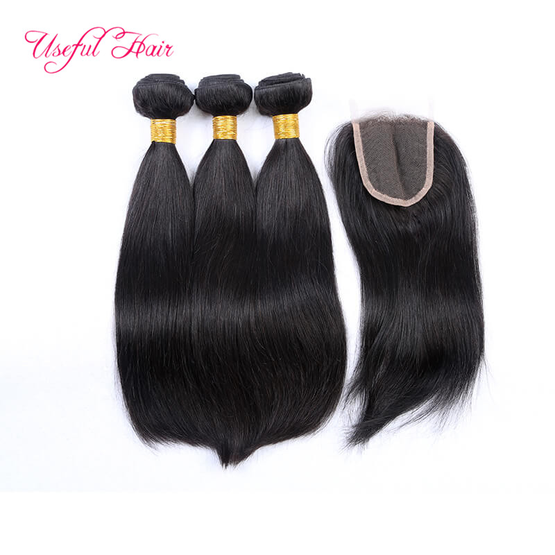

Free shiping Human hair wefts weaves closure lace frontal bundles brazilian virgin hair deep curly unprocessed sew in hair extensions, Black body wave
