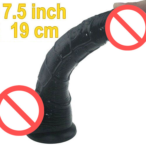 

Realistic Big Dildos Black Flesh Brown Dildo Sex Product Flexible Huge Penis with textured shaft and strong suction cup sex toy