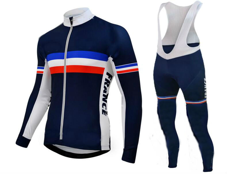 

France cycling long sleeve jersey 2021 Maillot ciclismo, bike riding clothes, Motorcycle Cycling Clothing, Black