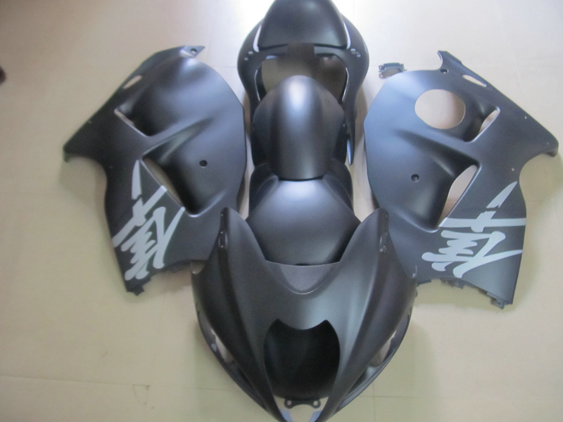 

Bodywork fairing kit for Suzuki GSXR1300 96 97 98 99 00 01-07 matte black fairings set GSXR1300 1996-2007 OT08, Same the picture