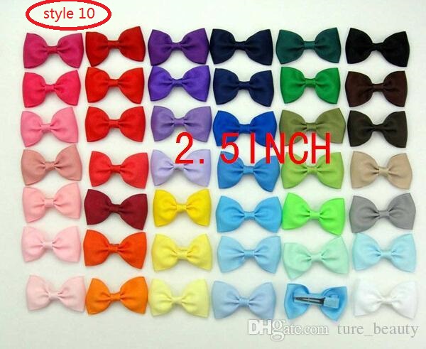 

10 style available 60 pcs/XMAS GIFT ! Hair Bows Boutique Girls Baby Grosgrain Ribbon Alligator Clip Mix .Children's hair clip!Hair accessori, Mix colors