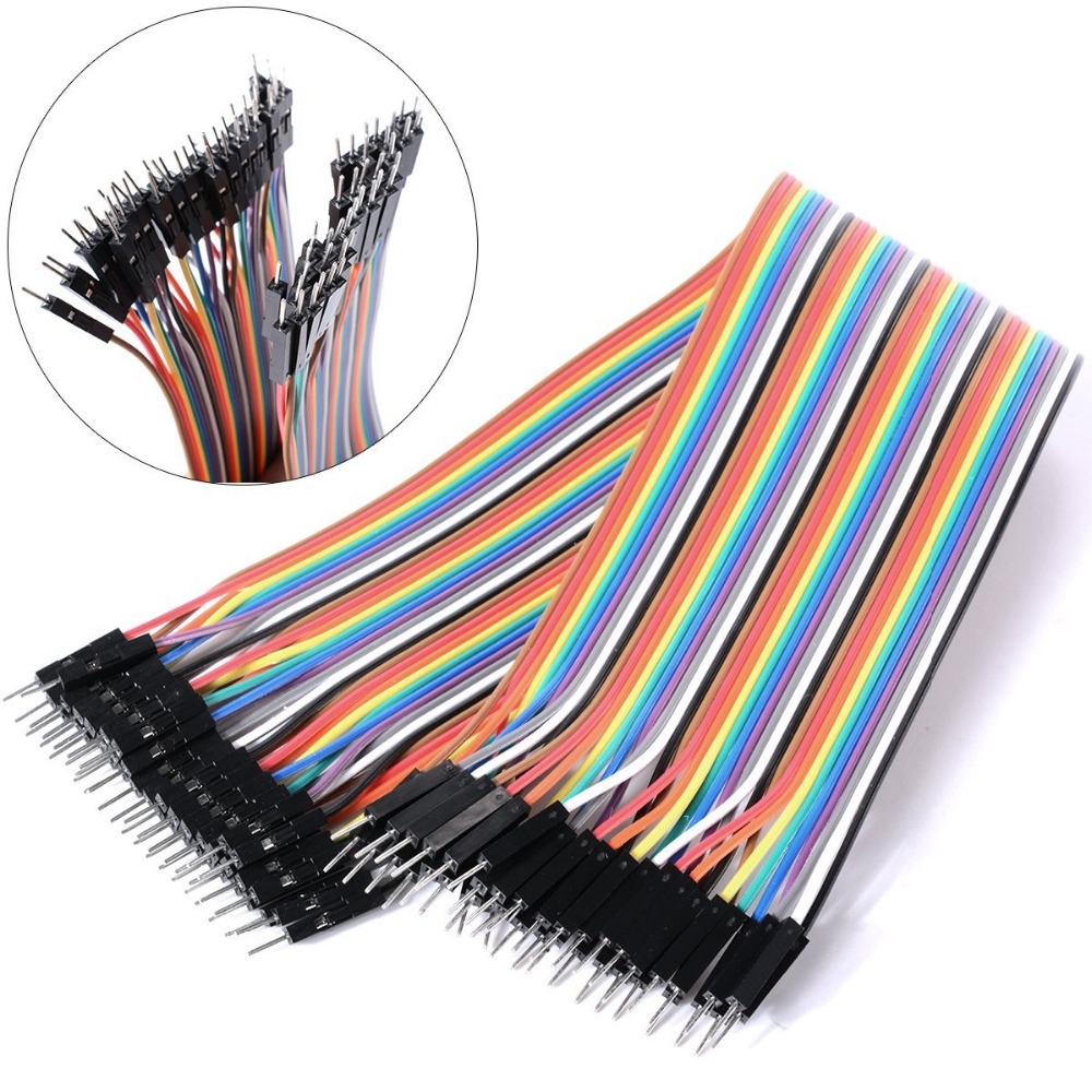 65x Kabel JUMPER männliche Steckbrett arduino pic lötfreie breadboard Draht