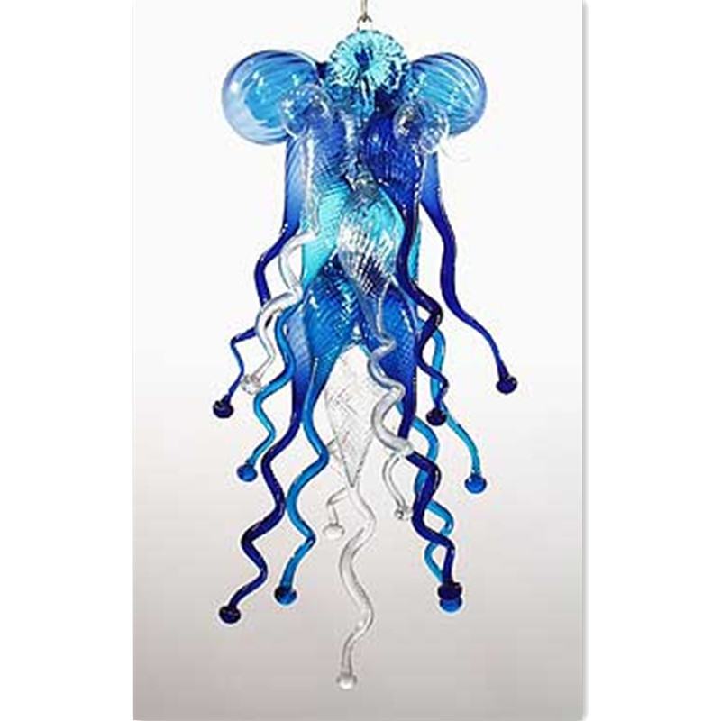 

small blue modern lights LED hand made glass chandelier lighting murano glass turkish lamps chandeliers & pendant
