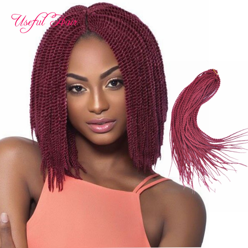 

Senegal braids 22inc extensions senegalese pre-loop synthetic braiding hair crochet hair extensions cloud nine brazilian braiding hair, 1b+burgundy