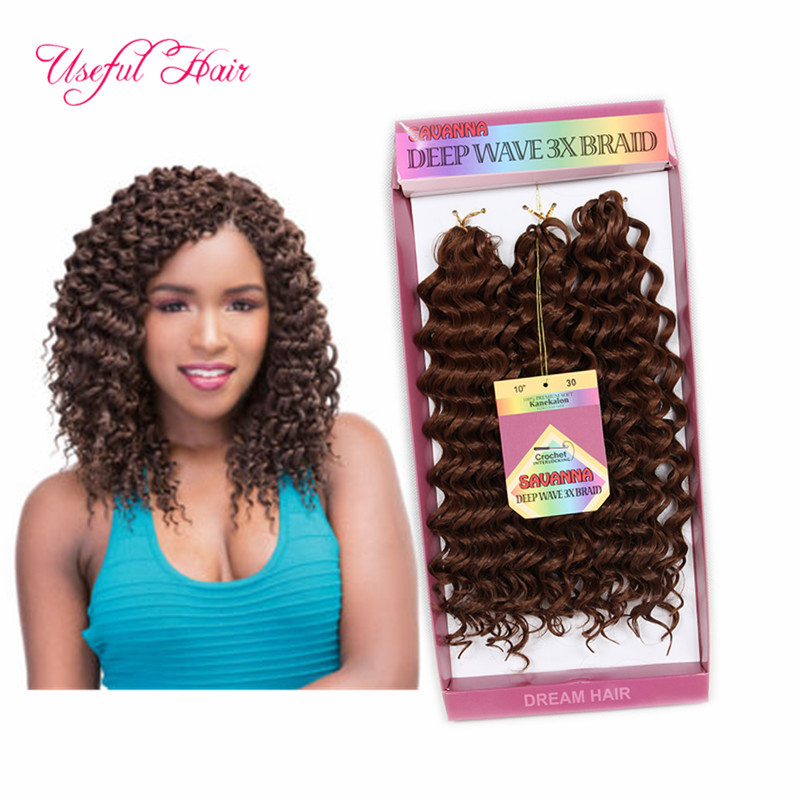 

PLASTIC/BOX BAGS TWO OPPTIONS 220G NET WERIGHT SAVANA MAMBO TWIST deep waVE crochet braids HAIR 3PCS/LOT 3LOT=HEAD CROCHET hair extensionS, 1b+burgundy