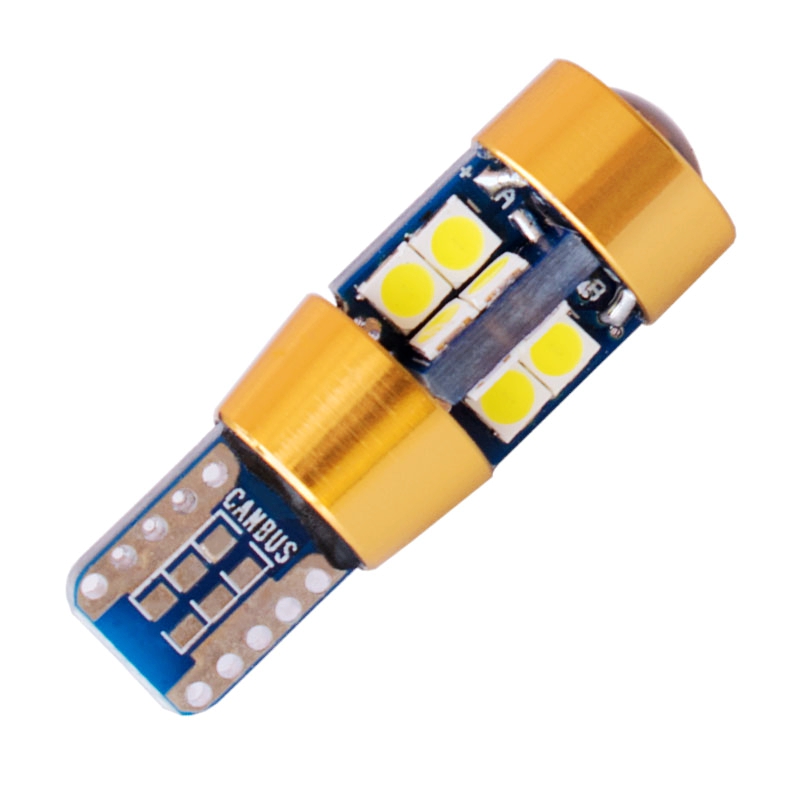 

50PCS Super Bright T10 19 SMD 3030 LED W5W WY5W 192 2825 168 501 White Auto Wedge Lamp Car Marker Light Dome Reading Bulb DC 12V