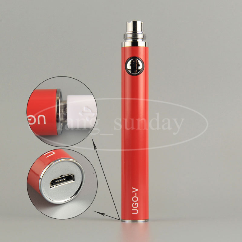 

510 eGo Pass Through Vaporizer Battery Bottom Charge with USB Charger Cable E Cig 650mah 900mah 1100mah eVod Vape Batteries