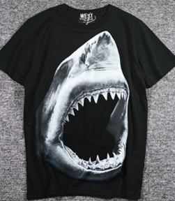 Funny 3D T-Shirt Jaws Movie Steven Spielberg New Cool Tee Hommes Femmes Taille S 7XL