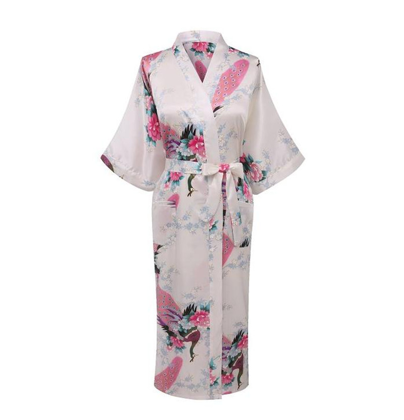 silk asian robe