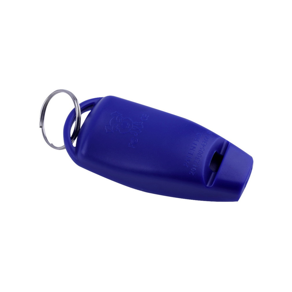 

Dog Puppy Training Clicker Obedience Trainer Pet Click & Whistle Agility Keyring