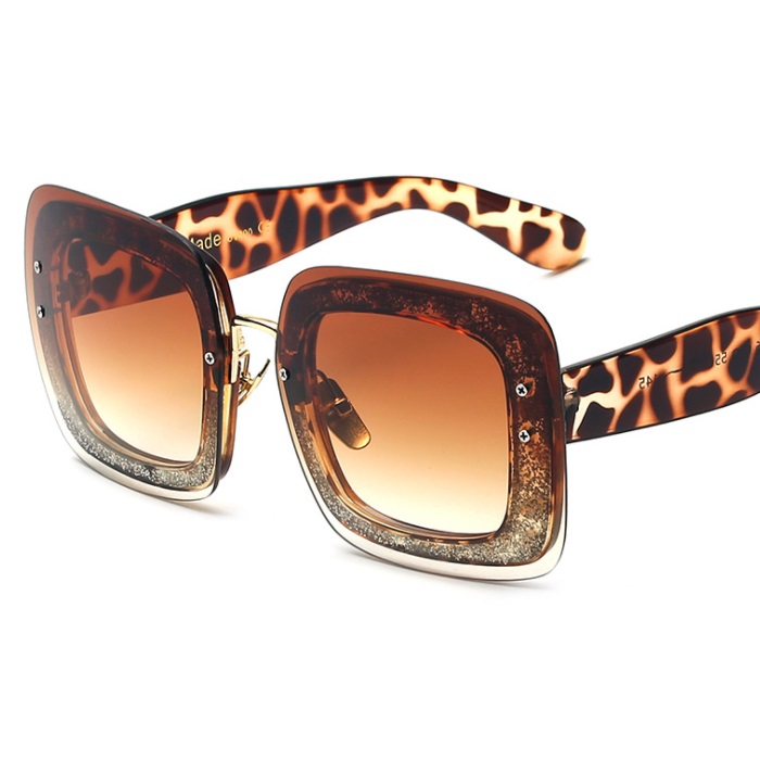 

EL CIERO Diamond Square Sunglasses For Women & Men Crystal Fashion Rimless Sun Glasses High Quality Unisex Designer Shades UV400