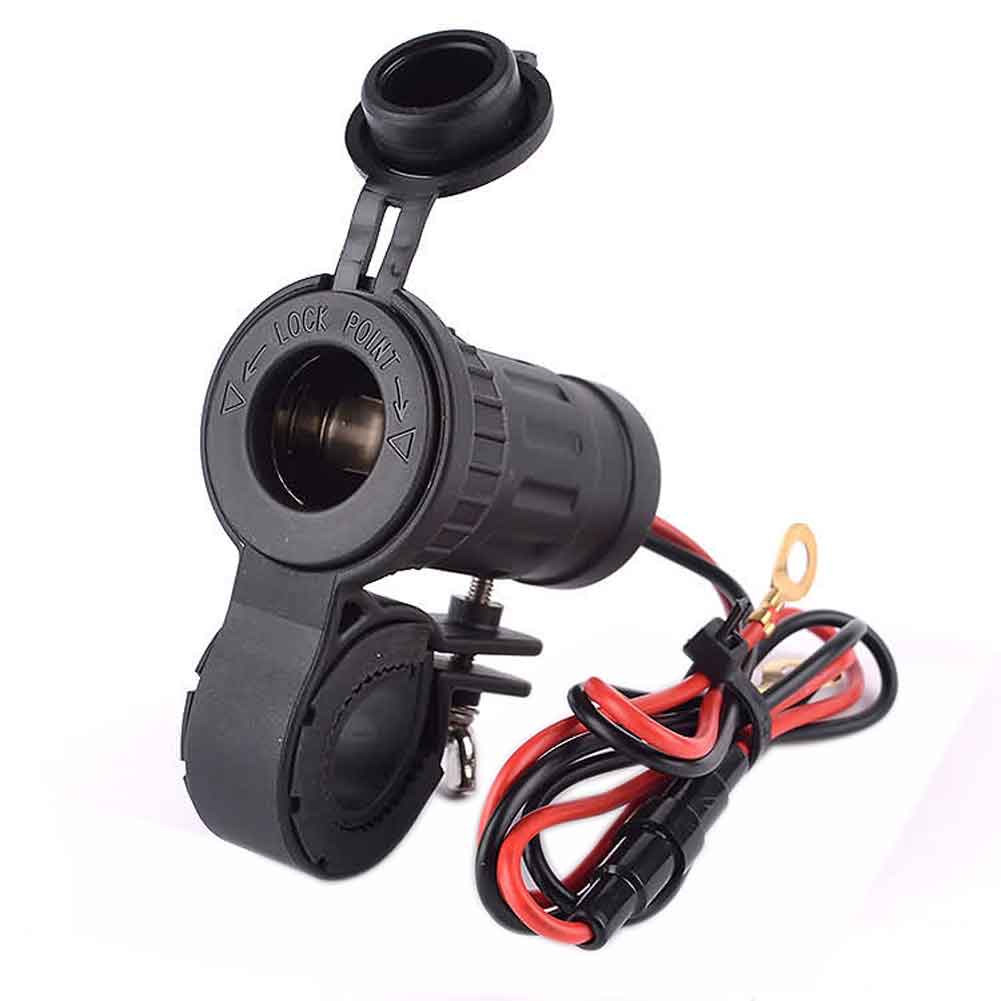 

Guaranteed 100% 12/24V Motorcycle Cigarette Lighter HandleBar Phone Power Adapter Charger Max240W 20A