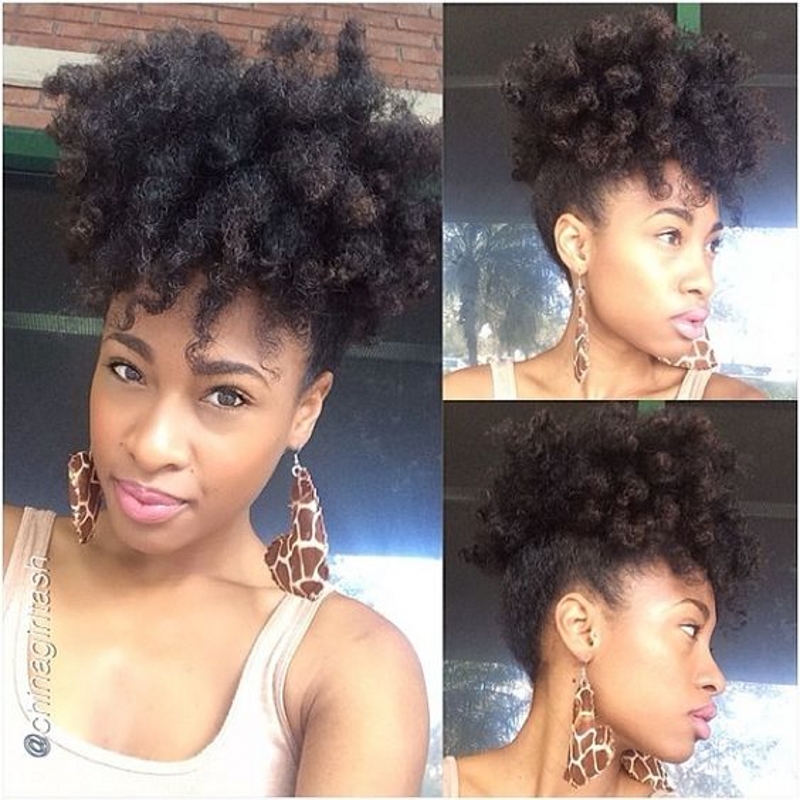 

Afro kinky puff short Clip in Virgin hair drawstring ponytail Hair Extensions kinky curly ponytail hair extension