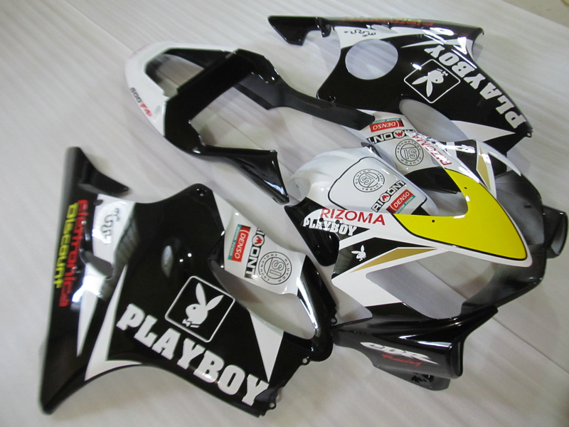 

Injection molded free customize fairing kit for Honda CBR600 F4I 01 02 03 white black yellow fairings set CBR600F4I 2001-2003 OT16, Multi-color