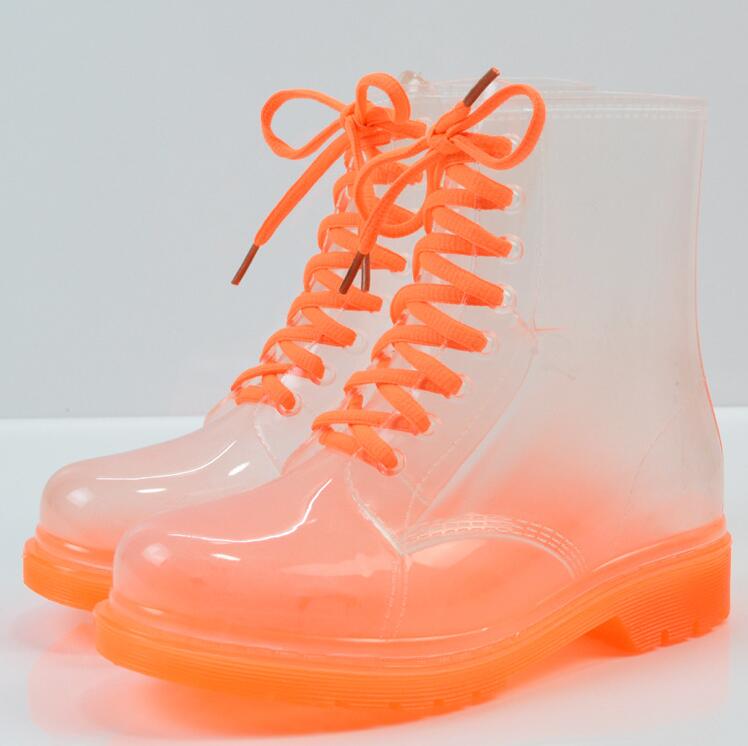 clear rain boots for adults