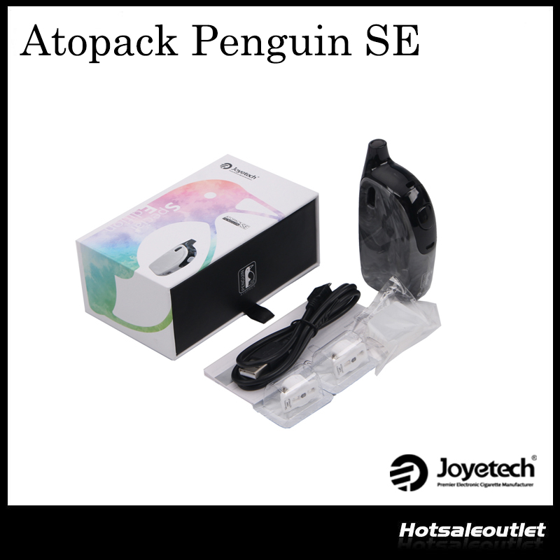 

Authentic Joyetech Atopack Penguin SE Starter Kit 8.8ml Colorful Cartridge 2000mah Battery Juice Vertical Injection Coil, Mixed-leave a message