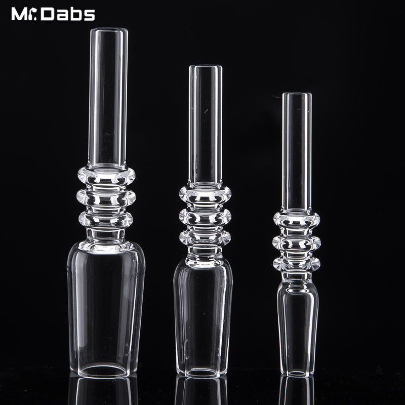 

Quartz tip 10mm 14mm 19mm 100% Real with Clear Joint for Nectar Collectar Quartz Nail with male joint for NC Set