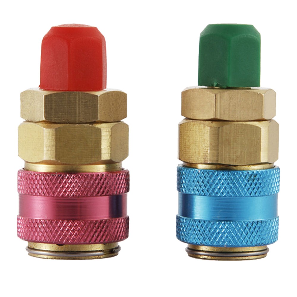 

R134A Auto AC Quick Coupler / fluorine Connector Adapter / 180 degree Refrigerant Connector