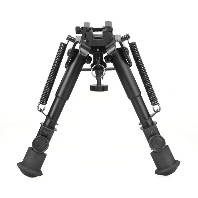 

Tactical 6-9 Inch Butterfly Tripod Rotation Lock Metal Bipod with 21.2mm Quick Detachable Mount Adapter for Hunting CL17-0035