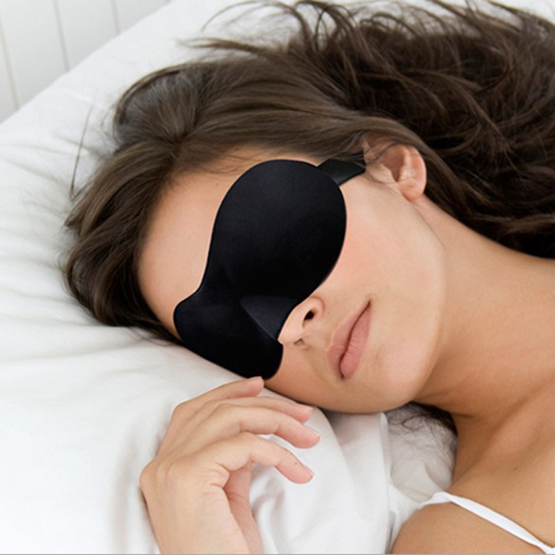 3D Masque de sommeil Naturel Sleeping Eye Masque À ombre Couvercle Shade Eye Patch Femmes Hommes Soft Portable Bandes Voyage Voyage