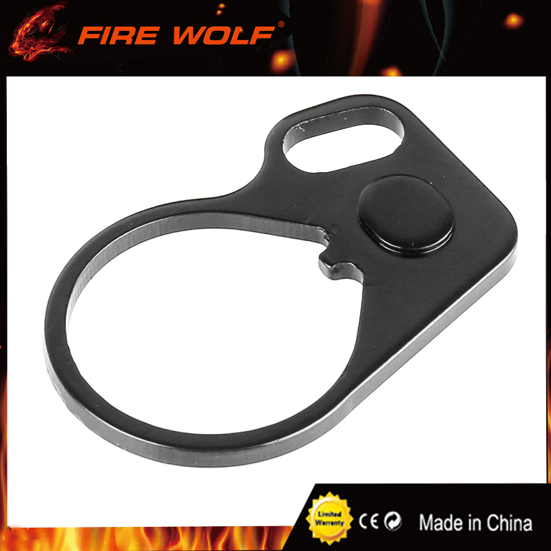 

Tactical Oval Single Loop End Plate Side Sling Adapter Ambidextrous Right Handed Mount Adapter Rifle pistola de Gun