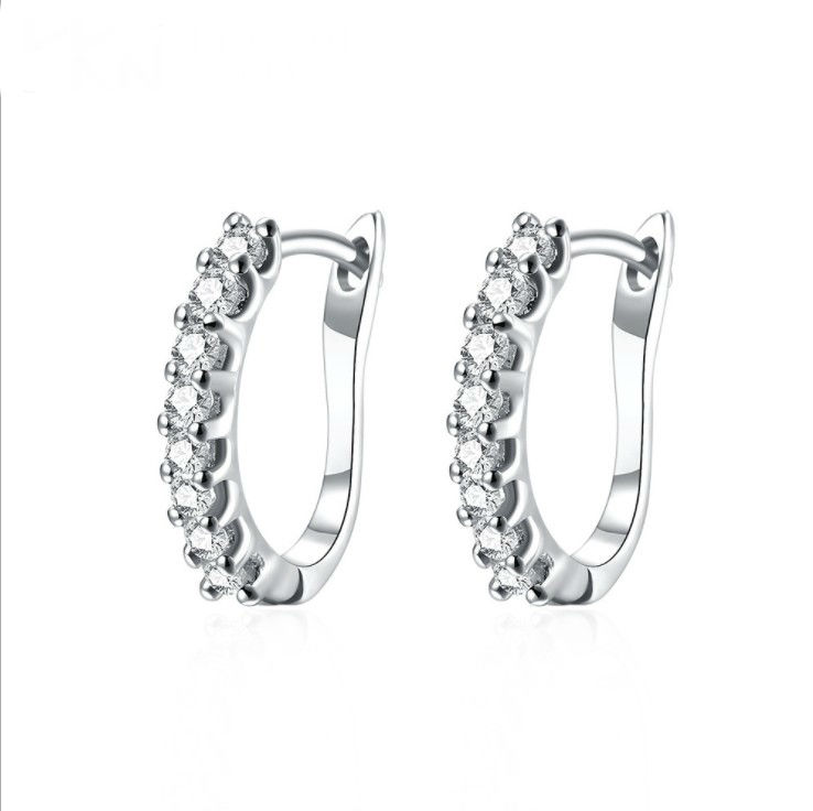 

2017 NEW Fashion jewelry2017 Hot Sale Geometric Diamonds Anti-allergic 18K Gold Stud Earrings for Women Crystals from Swarovski