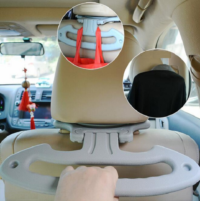 

car hangers for clothes coat suit Scalable Convenient headrest chair Seat storage holder rack safe grab bar multifunction