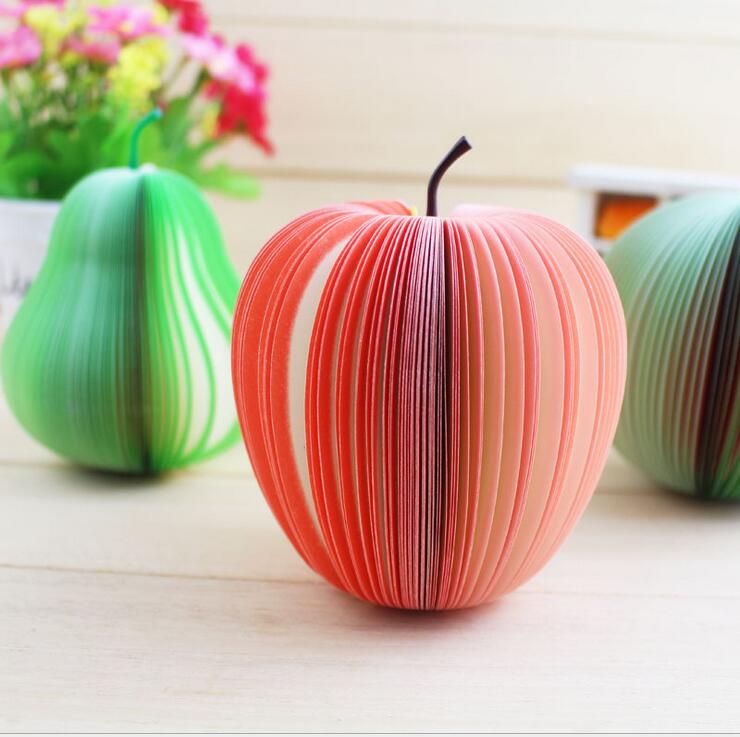 

Novelty sticky notes Fruit Notepad Memo pad Note post paper Sticky notes Different Styles removable Message label Notebook Gifts