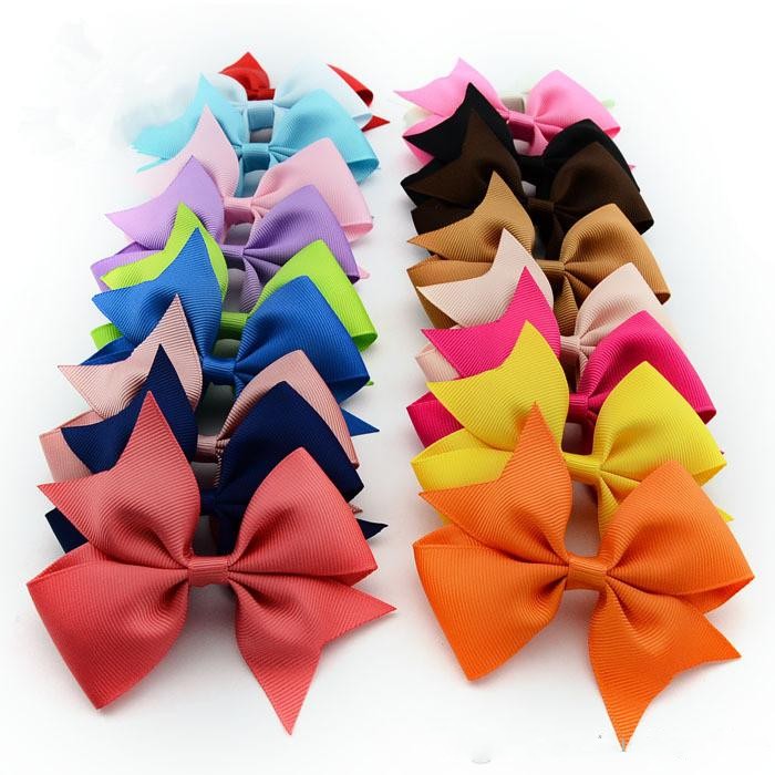 

high quality grosgrain ribbon bows for hair hair bows,children hair accessories,baby hairbows girl hair bows WITH CLIP, Multi-color