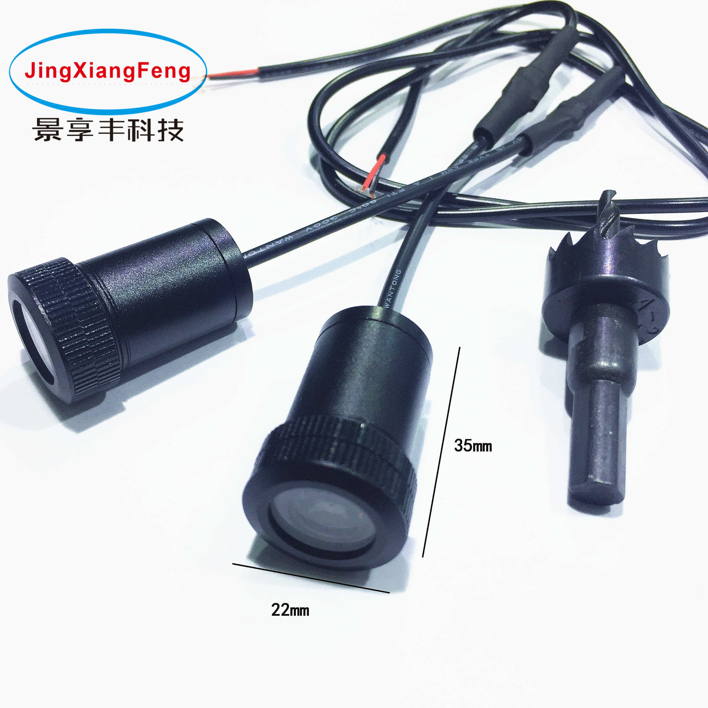 For Mercedes -2 2pcs LED Car door welcome light courtesy led car laser projector Logo Ghost Shadow Light For Mercedes-Benz -2 logo-image-386246565