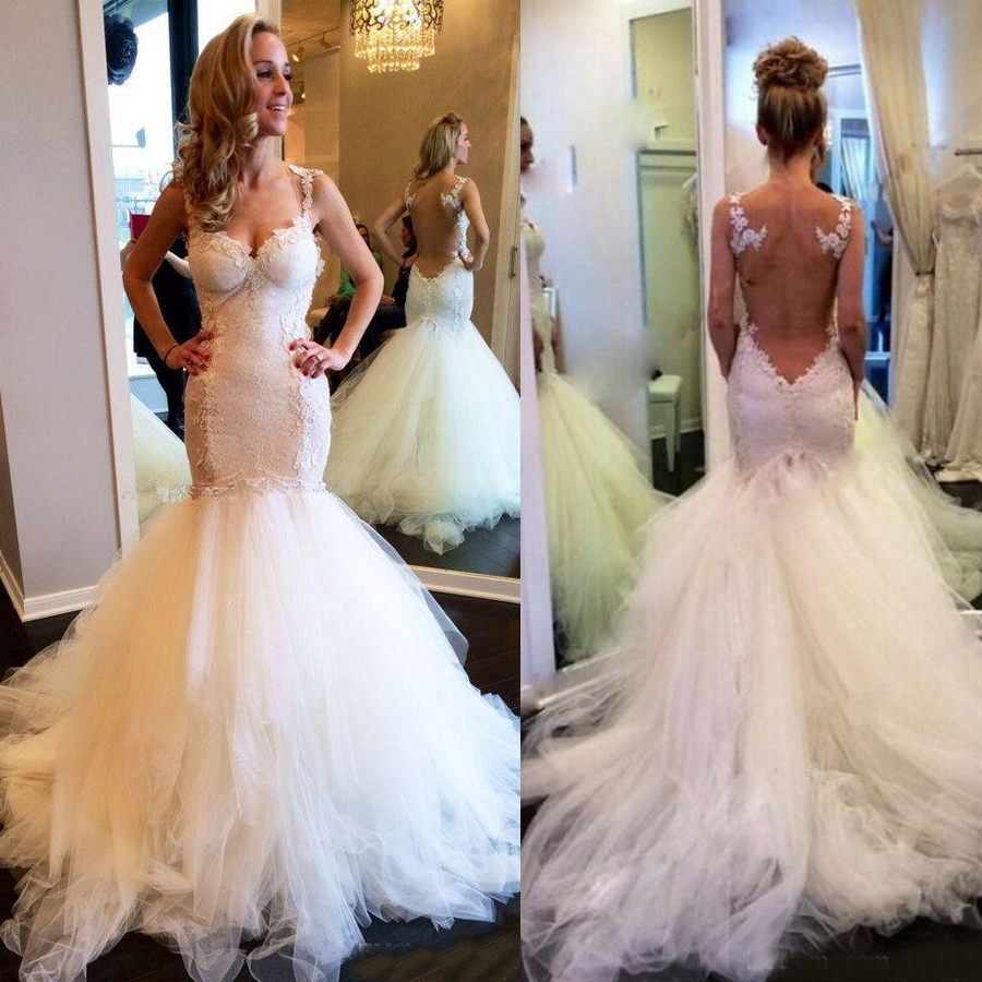 

Spaghetti Straps Lace Sexy Summer Country Dress for Wedding Custom Made Plus Size Wedding Dresses Mermaid Modest Bridal Gowns, Champagne