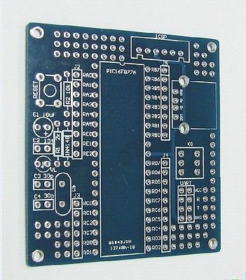 

Free shipping 10pcs microcontroller PIC16F877A development Minimum System DIY PCB bare board