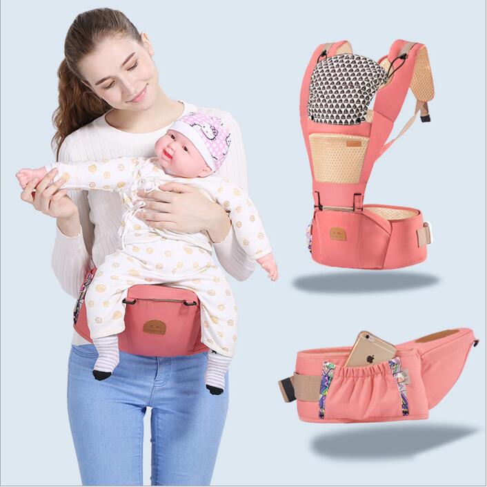 

Baby Wrap Carriers Newborn Carrier Backpack Slings Toddler Suspenders Seat Kids Kangaroo Waist Stool Straps Infant Backpack Pouch New B3018
