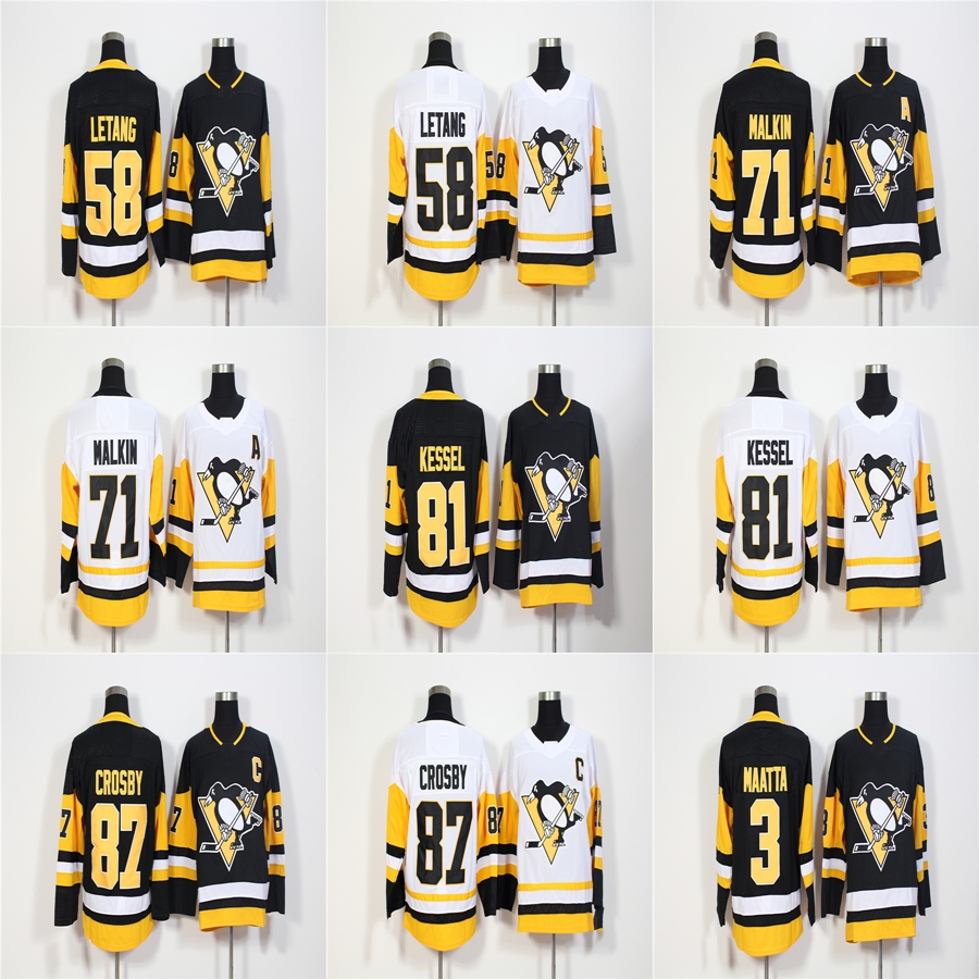 

Cheap 2018 New Brand Ad Mens Pittsburgh Penguins 87 Sidney Crosby 71 Evgeni Malkin 81 Phil Kessel Kris Letang Olli Maatta Hockey Jerseys, 81 phil kessel black